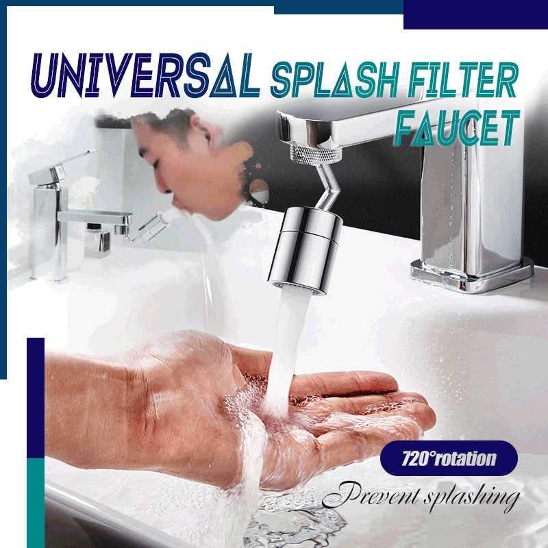 (Mother's Day Promotion- 50% OFF) Universal Splash Filter Faucet