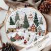 (🌲Early Christmas Sale - 49% OFF) Christmas Embroidery KIT, 🎁Buy 2 FREE SHIPPING