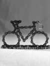 Upcycled Bike Chain 3D Bike Sculpture