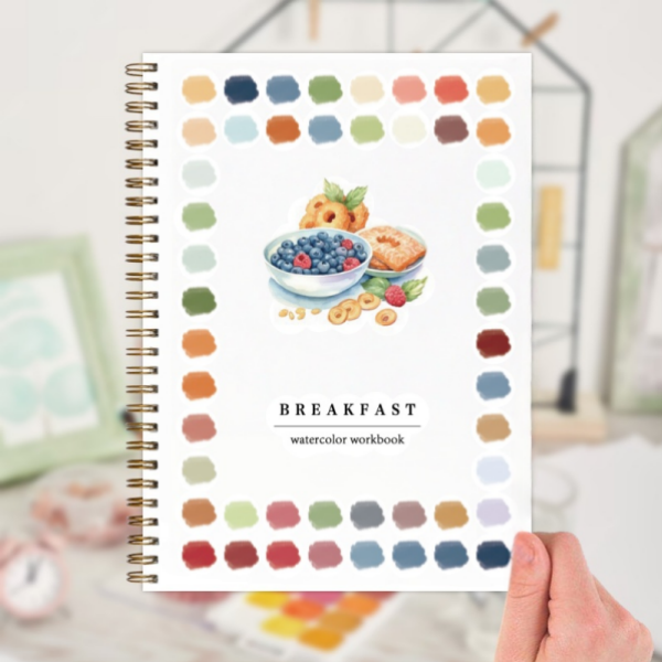 🍳Breakfast Watercolor Workbook(🔥2025 New Limited Edition)