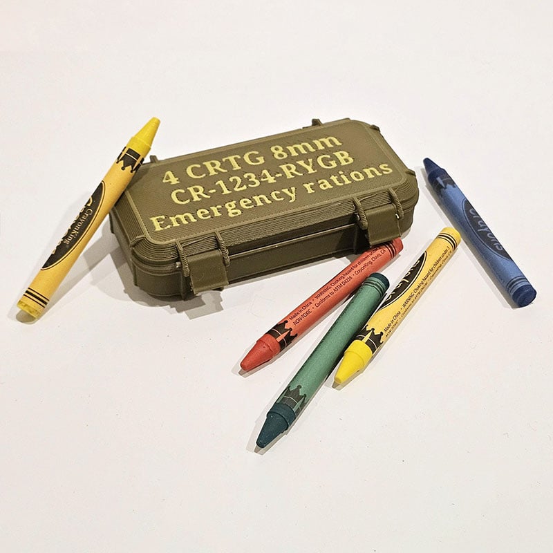 Crayon Eater Usmc Tactical Ammo Case