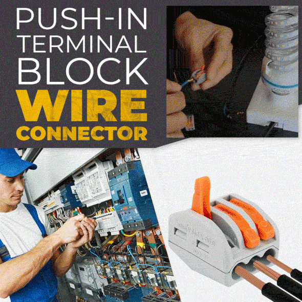 Push-In Terminal Block Wire Connector