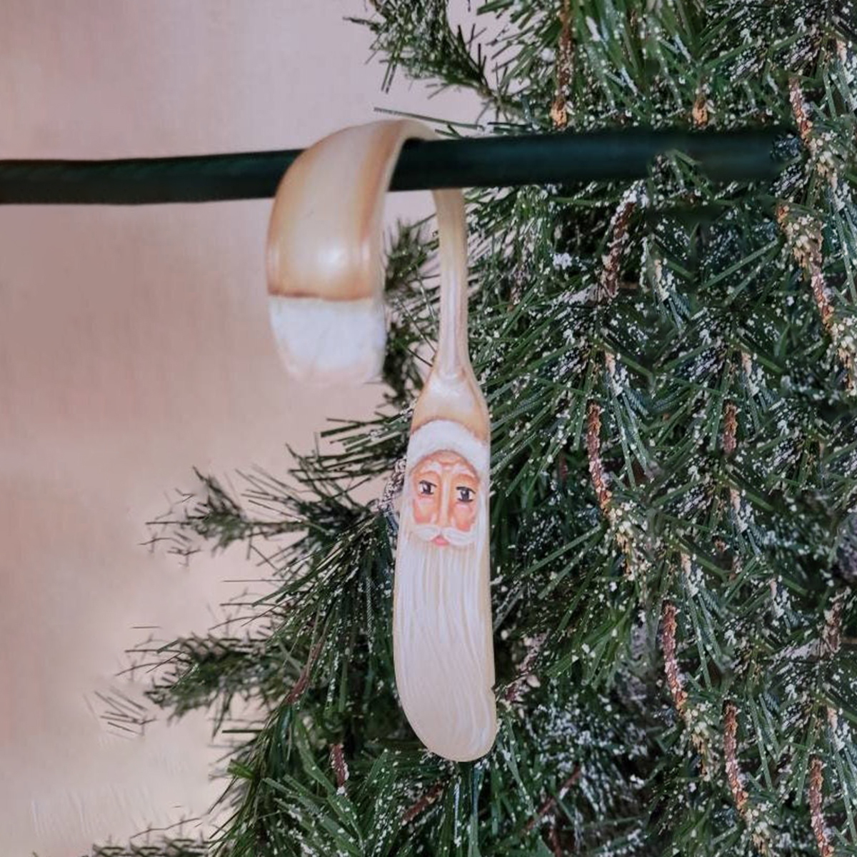 🔥LAST DAY🔥 [Early Christmas Promotion] !!! - Curly Fork Santa Christmas Ornament