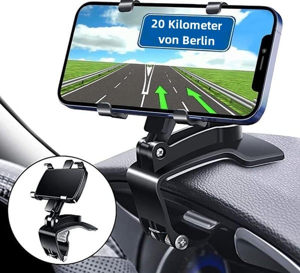 🏆2025 Neuankömmling 360-Grad-drehbare Handyhalterung fürs Armaturenbrett im Auto
