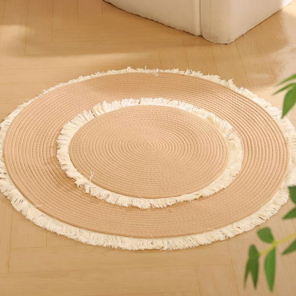 🔥Last Day Promotion 70% OFF🔥Handwoven Durable Cat Scratch Mat Rug