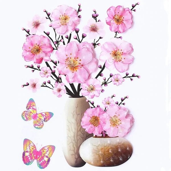 (🎁2023-Christmas Hot Sale🎁) Best Gift For Holiday 🔥3D Vase Sticker