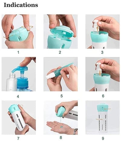 🔥Last Day Promotion 48% OFF-🎁-🧴4-in-1 Travel Dispenser Bottle.