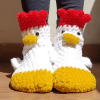 Crochet Chicken Socks