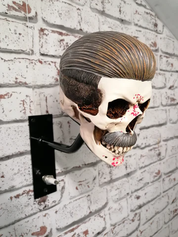 🔥LAST DAY SALE 49% OFF 🏴‍☠️Motorcycle helmet and jacket skull holder🔥BUY 2 FREE SHIPPING