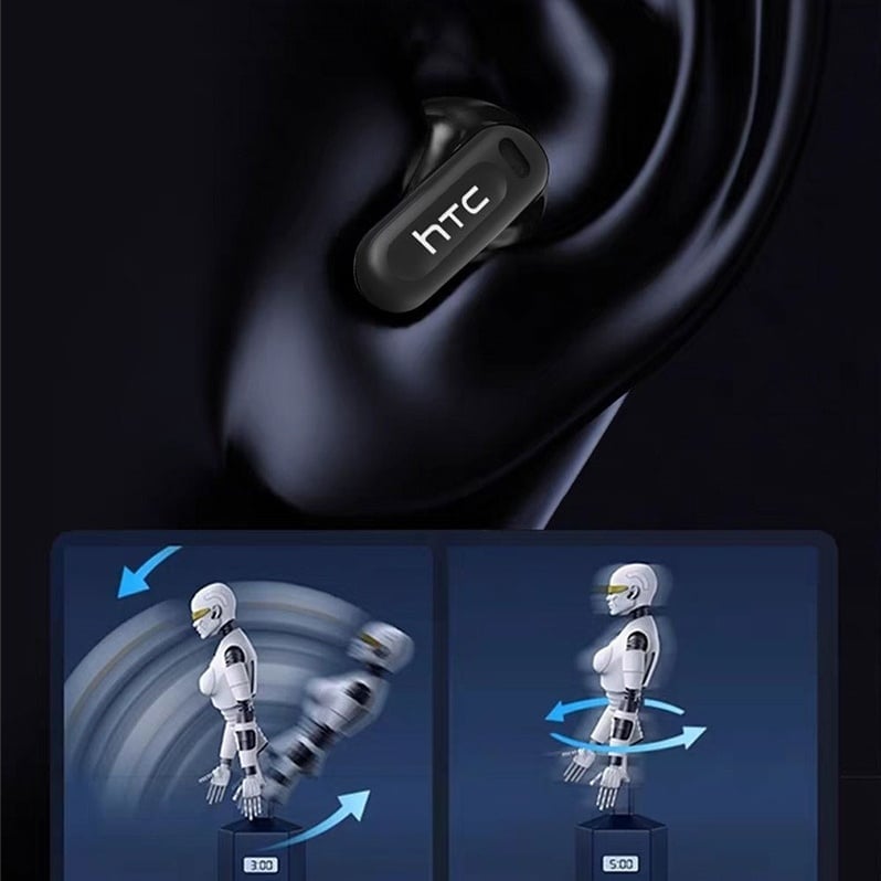 🔥HTC NE20 Bluetooth 5.4 Earphones🌀 LED Display High Fidelity Waterproof Wireless Earphones