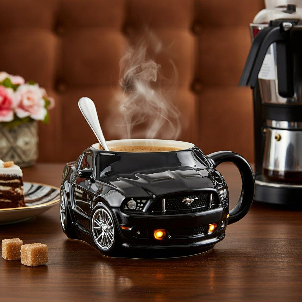 🔥Last Day Flash Sale-50% OFF-Handmade Sports Car Shaped Coffee Mug