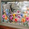 ✨LAST DAY 70% OFF💐Colorful Floral Bouquet Window Sticker(Cut To Size Freely)