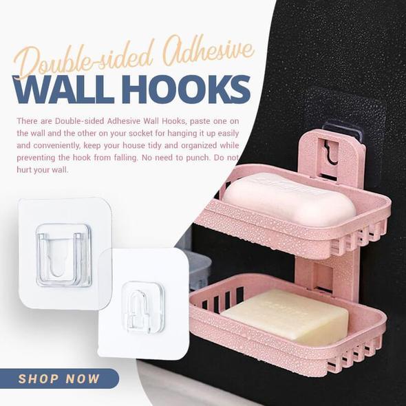 (✨NEW YEAR HOT SALE-50% OFF) Double-sided Adhesive Wall Hooks