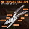 Multifunctional split knife detachable scissors