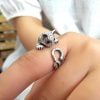 🎁🎁Early Christmas Sale 48% OFF -  Adjustable Lucky Cat Ring (BUY 2 FREE SHIPPING NOW)