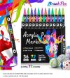 🔥Last Day Promotion 70% OFF🔥Dual Tip Acrylic Paint Pen Marker