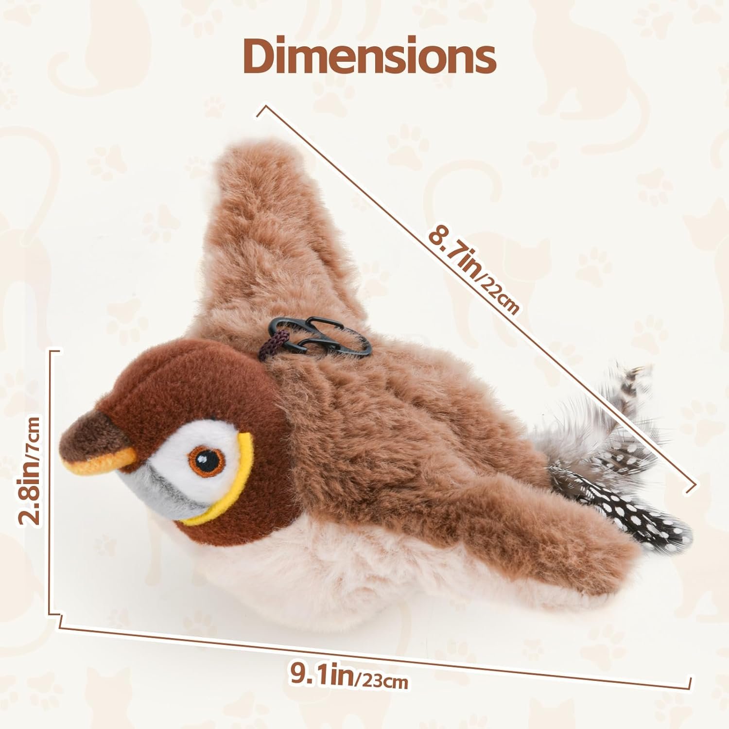 🔥Last Day 70% OFF🐾Interactive Chirping Bird Cat Toy