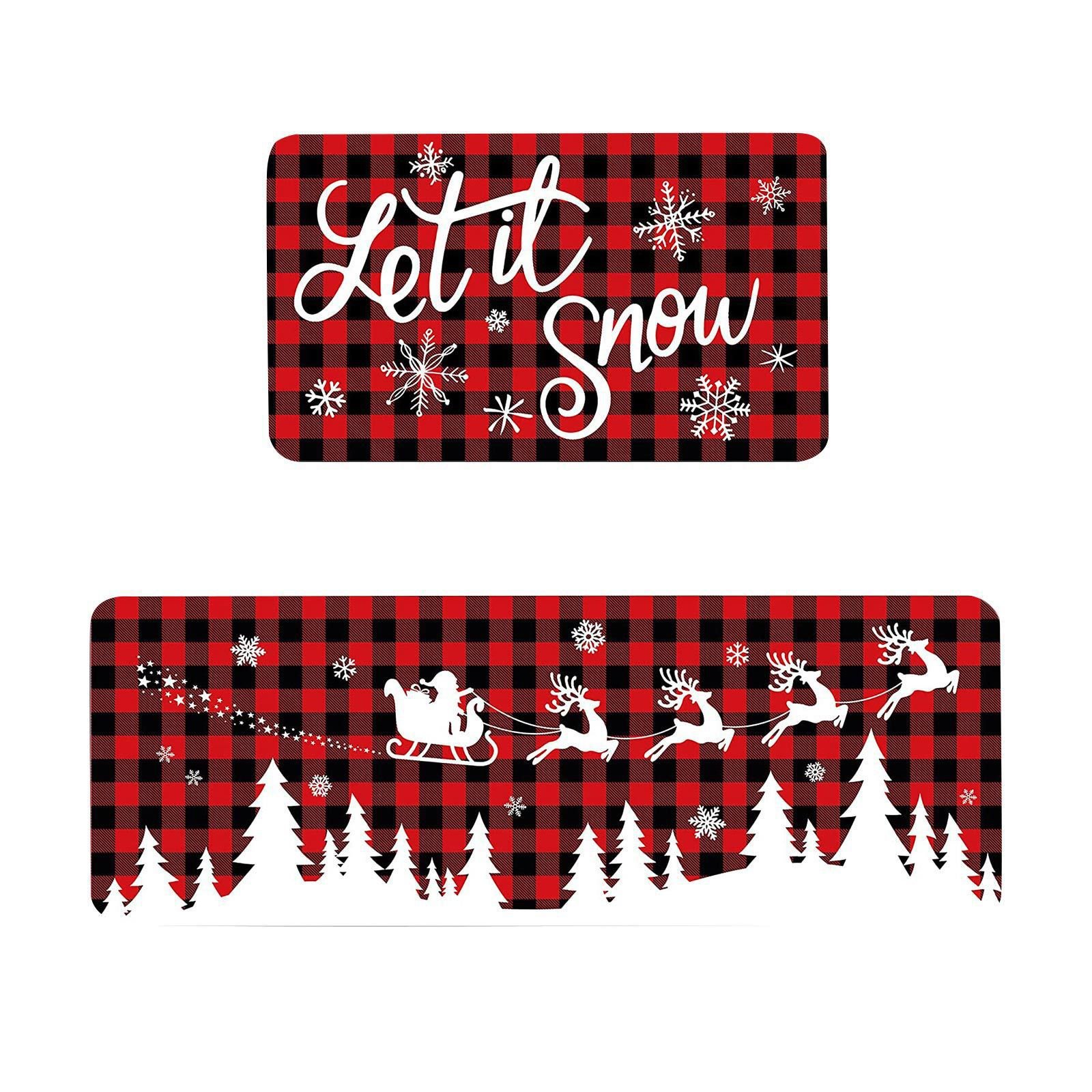 (🔥Last Two Hours 49% OFF) Christmas Themed Kitchen Mat