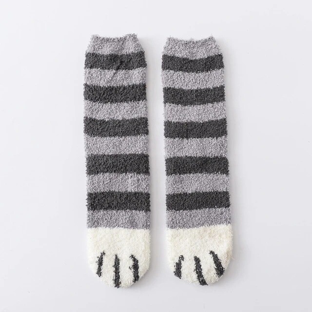 (New year Hot Sale)Cat's claw warm floor socks