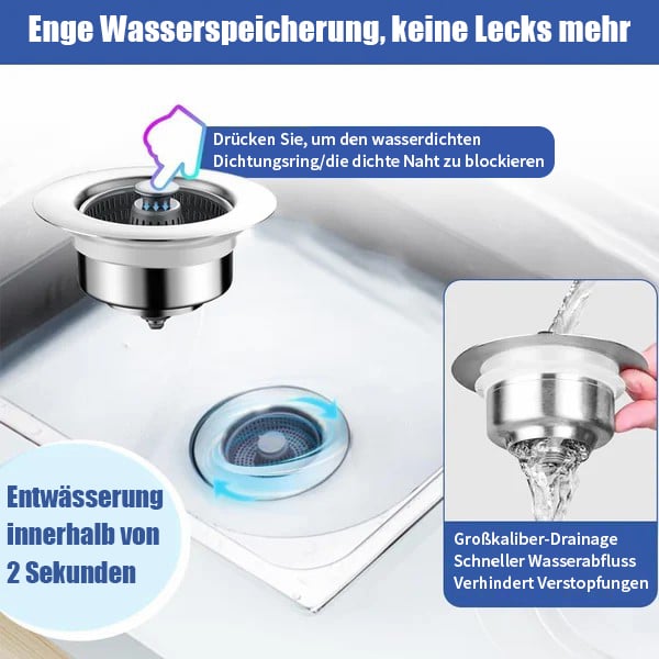 🔥Letzter Tag Verkauf 49% Rabatt 🔥Neu verbesserter Abflussfilter mit Sprungkern für Spülen