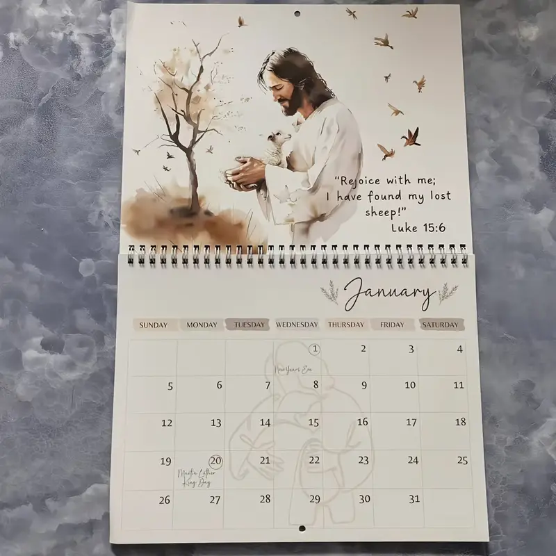 🎄New Year Sale 49% OFF🔥Christianity 2025 Bible Verse Calendar