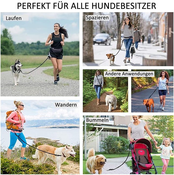 2025✨Letzter Tag 49 % Rabatt🐶Auf freihändige Hundeleine mit Reißverschlusstasche