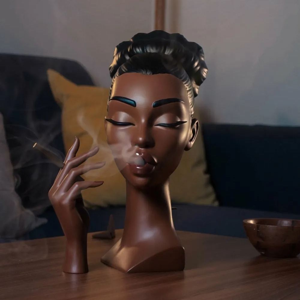 💦Summer Sale 49% OFF💦Head Incense Black Woman Burner-Buy 2 Free Shipping