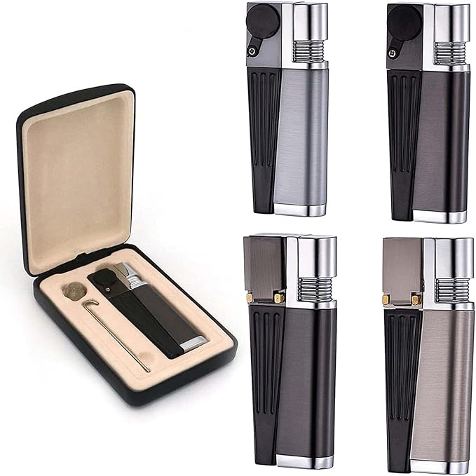 2 in 1 Set Lighter with Foldable Rotatable