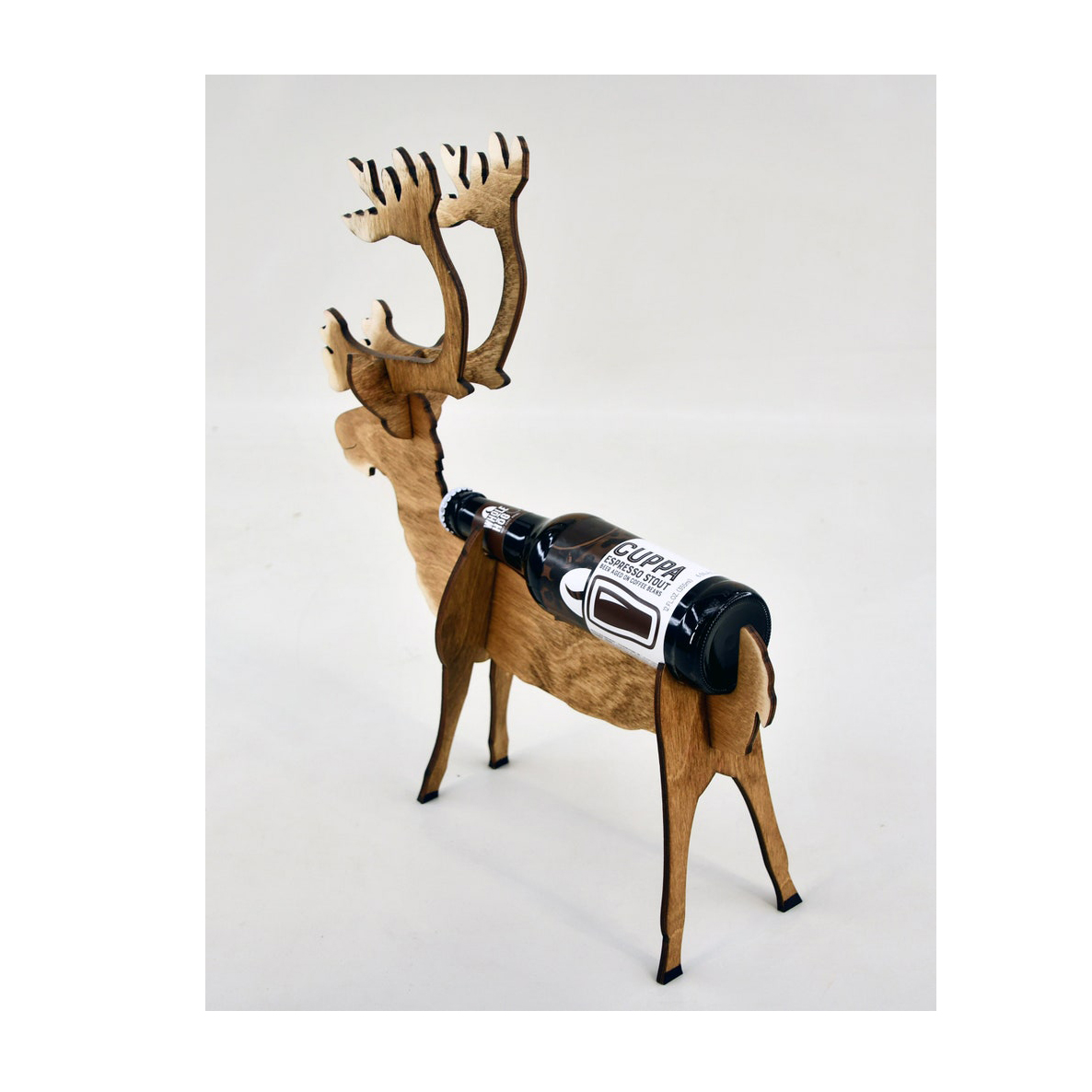 🎄🎅Christmas Presale - 49% OFF-🦌🛷Deer And Sleigh Beer Holder - Perfect Christmas Gift