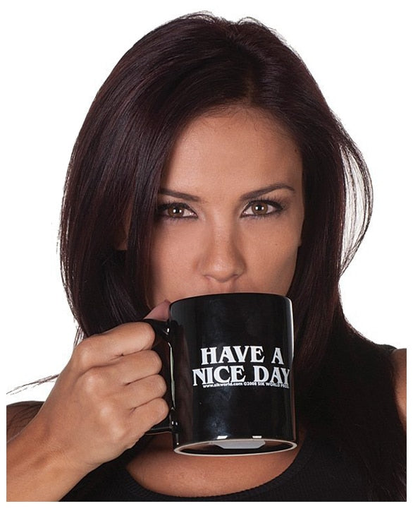 🎉【LIMITED TIME 55% OFF 】🔥Have a Nice Day Middle Finger Funny Cup