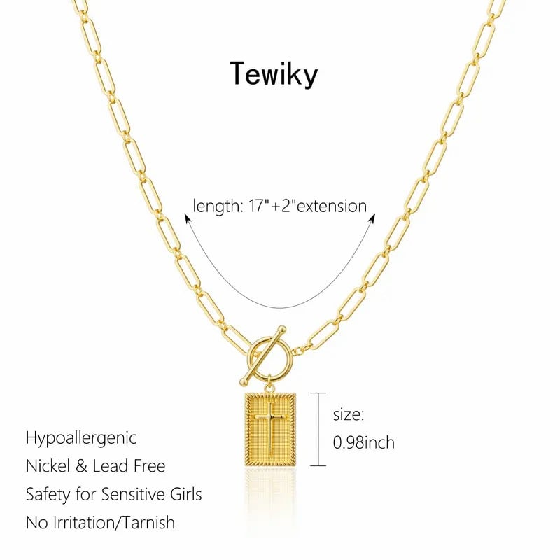 ✝️100% HandmadeCharm Outdoorfun Cross Choker Necklace(𝐘𝐚𝐦𝐢𝐧𝐯𝐢𝐭𝐞 𝐇𝐚𝐧𝐝𝐦𝐚𝐝𝐞®)