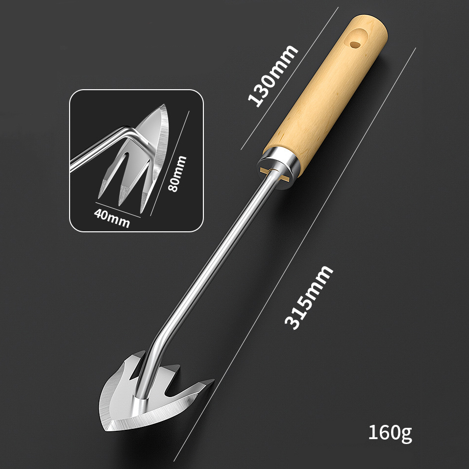 Last Day Sale 60% OFF🔥 New Gardening Hand Stainless Steel Multifunctional Weeder Tools