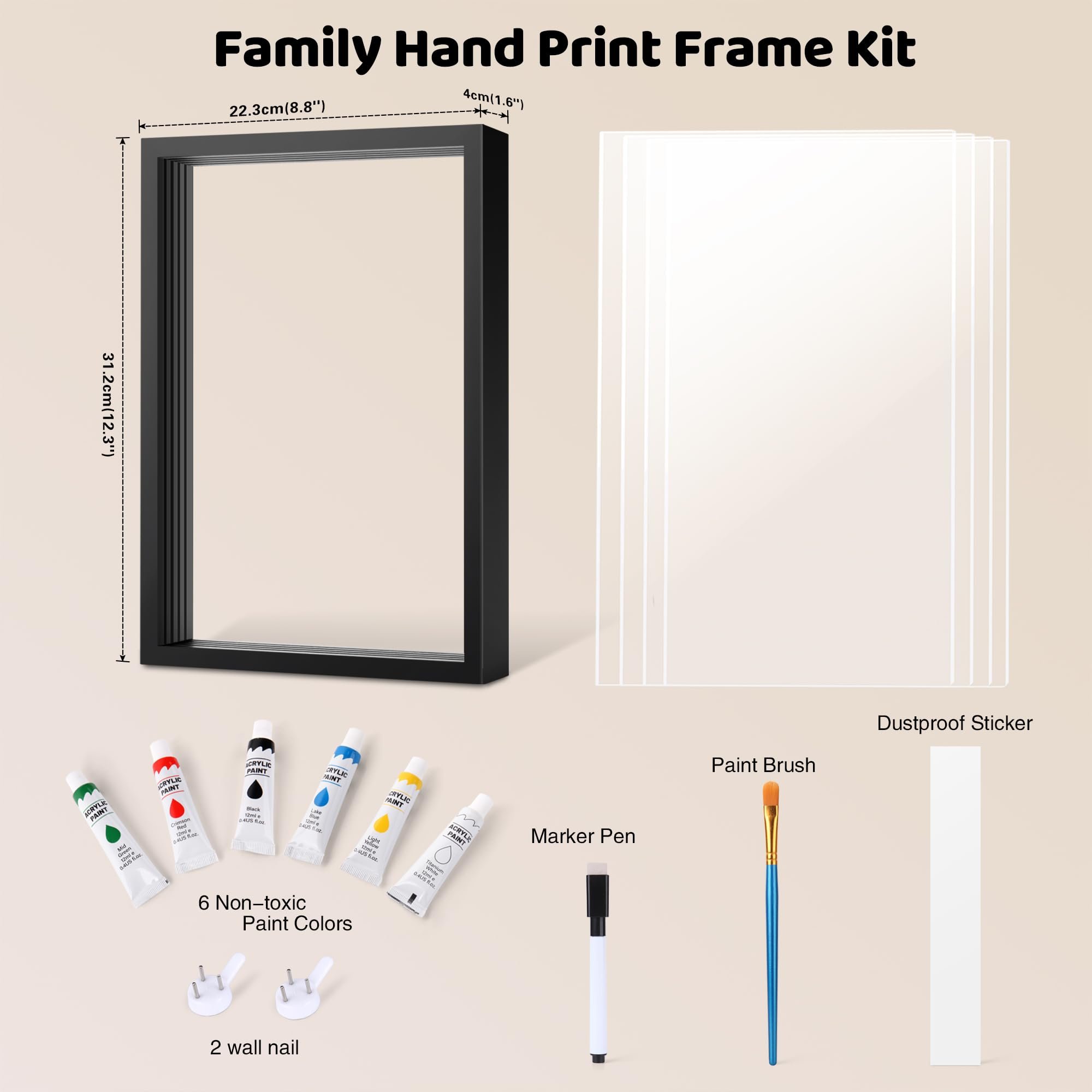 ⏰LAST DAY SALE 50% OFF💥Family Handprint Kit