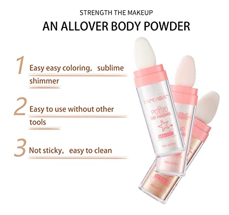 (🔥2023 New Year Sale-48% OFF) Body&Face Highlighter Powder Stick - Buy 2 Get 1 Free Now!