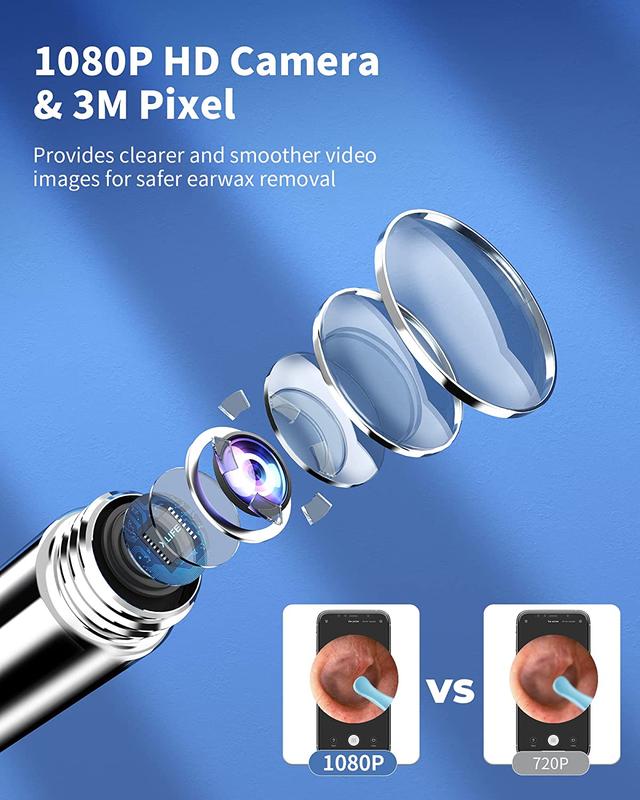 (🔥Last Day Promotion- SAVE 48% OFF) 1080P Ear Wax Removal Camera