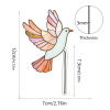 🎖️Stained glass hummingbird plant pot decorative bird shaped sun catcher beautiful handmade gift,💕 add charm to plants and windows