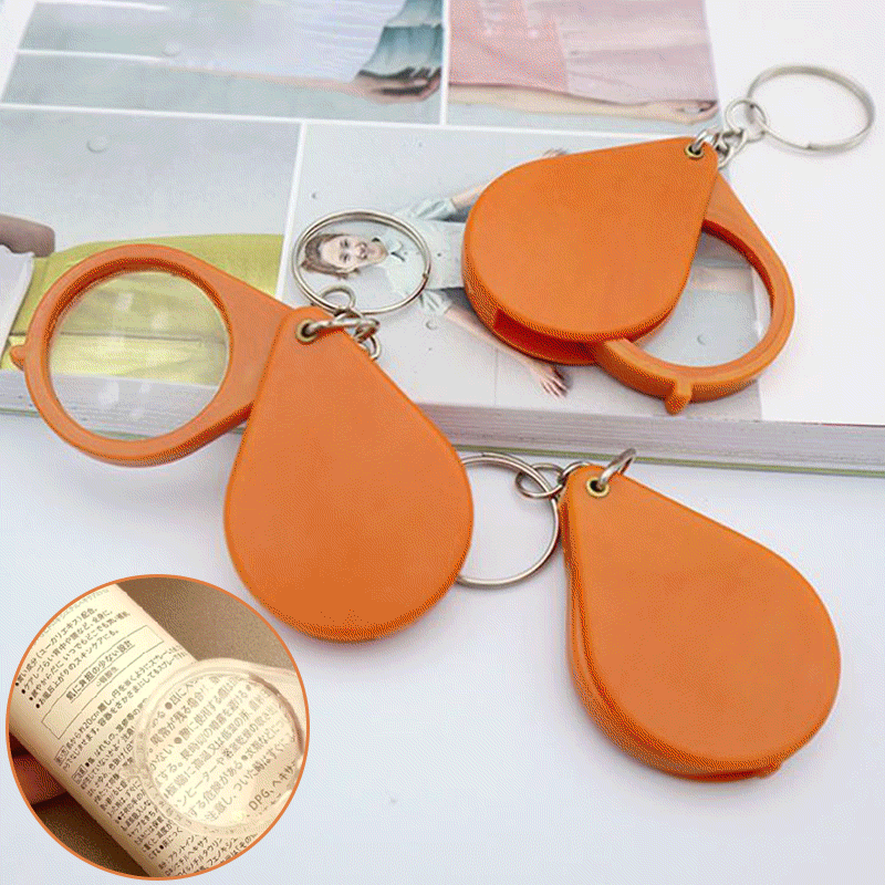 🔥(Hot Sale- 50% OFF) Mini Keychain Magnifying Glass - Buy 4 Get 4 Free Today!!!