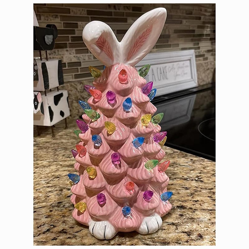 (🔥HOT SALE NOW 49% OFF)🐰🐰Easter Pink Bunny Tree-Buy 2 Free Shipping