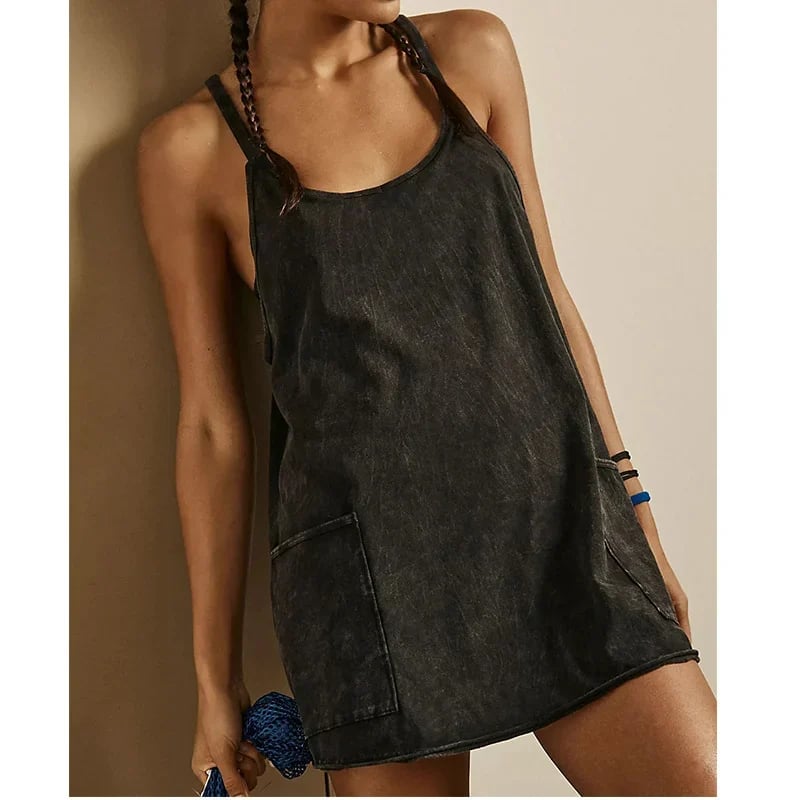 🏆Letzter Tag 70% Rabatt🔥 Ärmelloses Minikleid für den Sommer für Damen