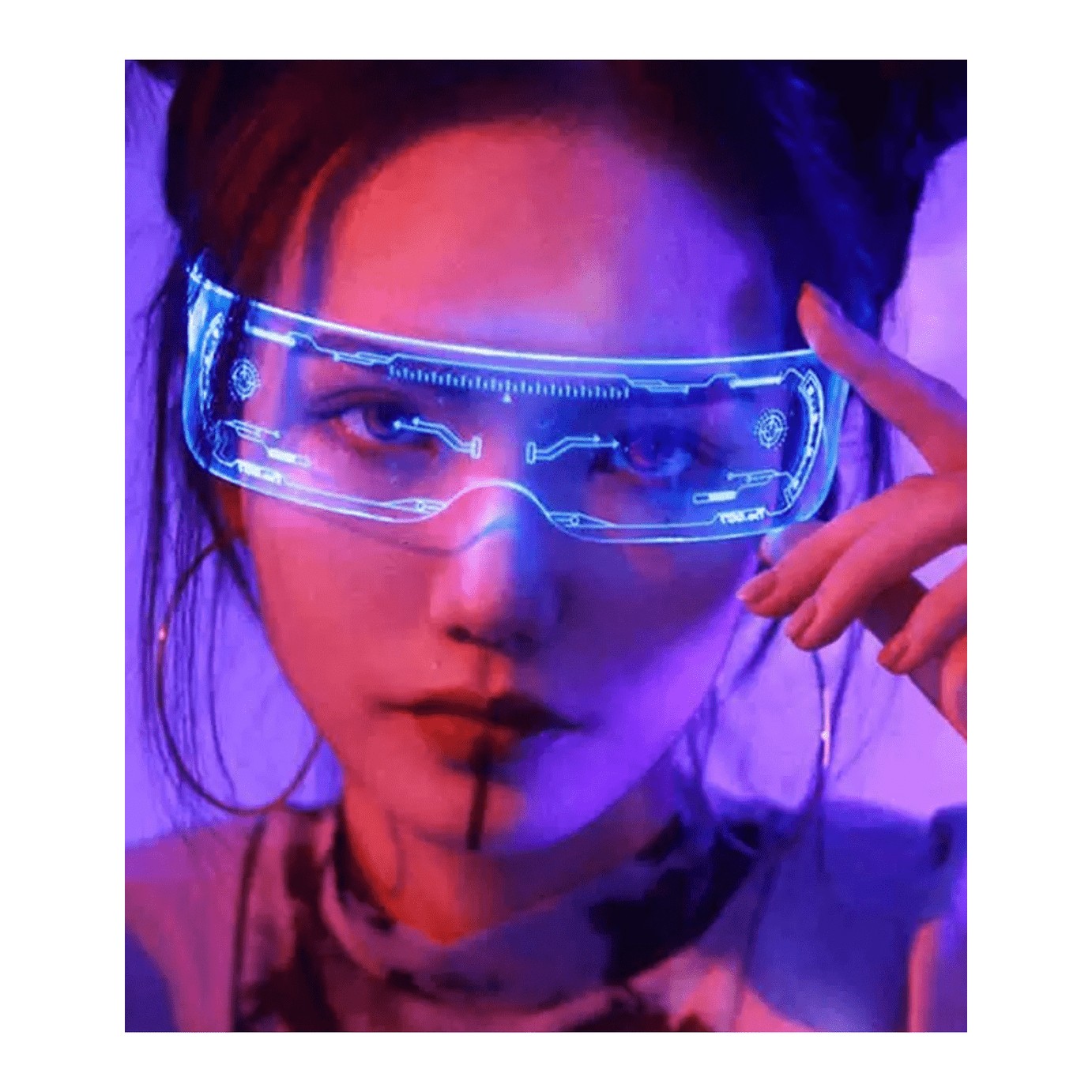 🔥LAST DAY 70% OFF🔥Cyberpunk Cool Wireless LED Space Glasses