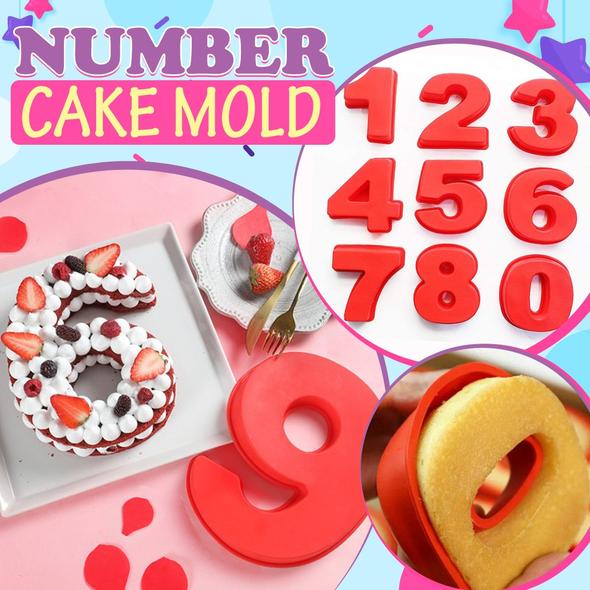 (Spring Sale- Save 50% OFF) Number Cake Mold