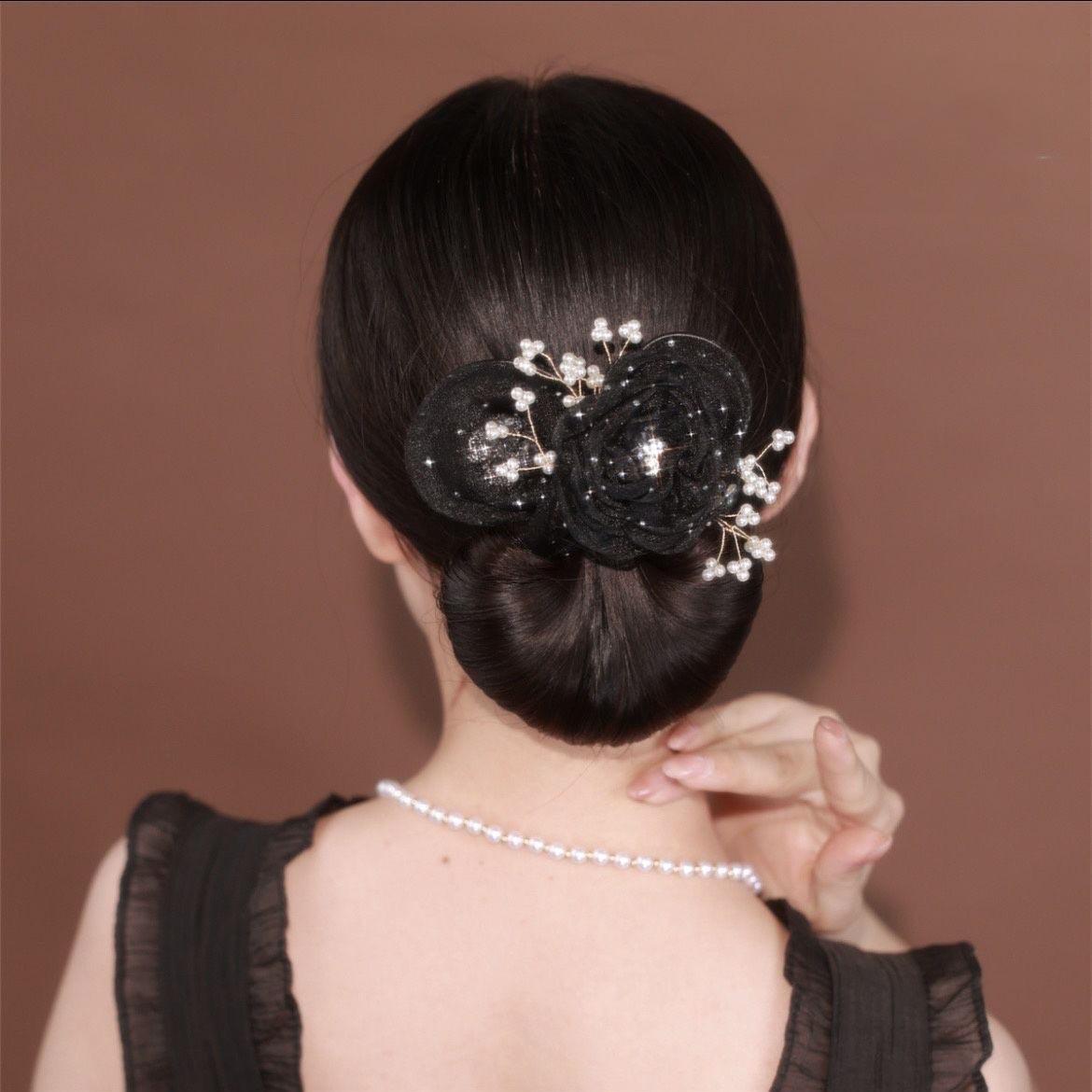 50% Rabatt 🌸 Blumenperlen Einfache Hochsteckfrisur Maker Twist Clips