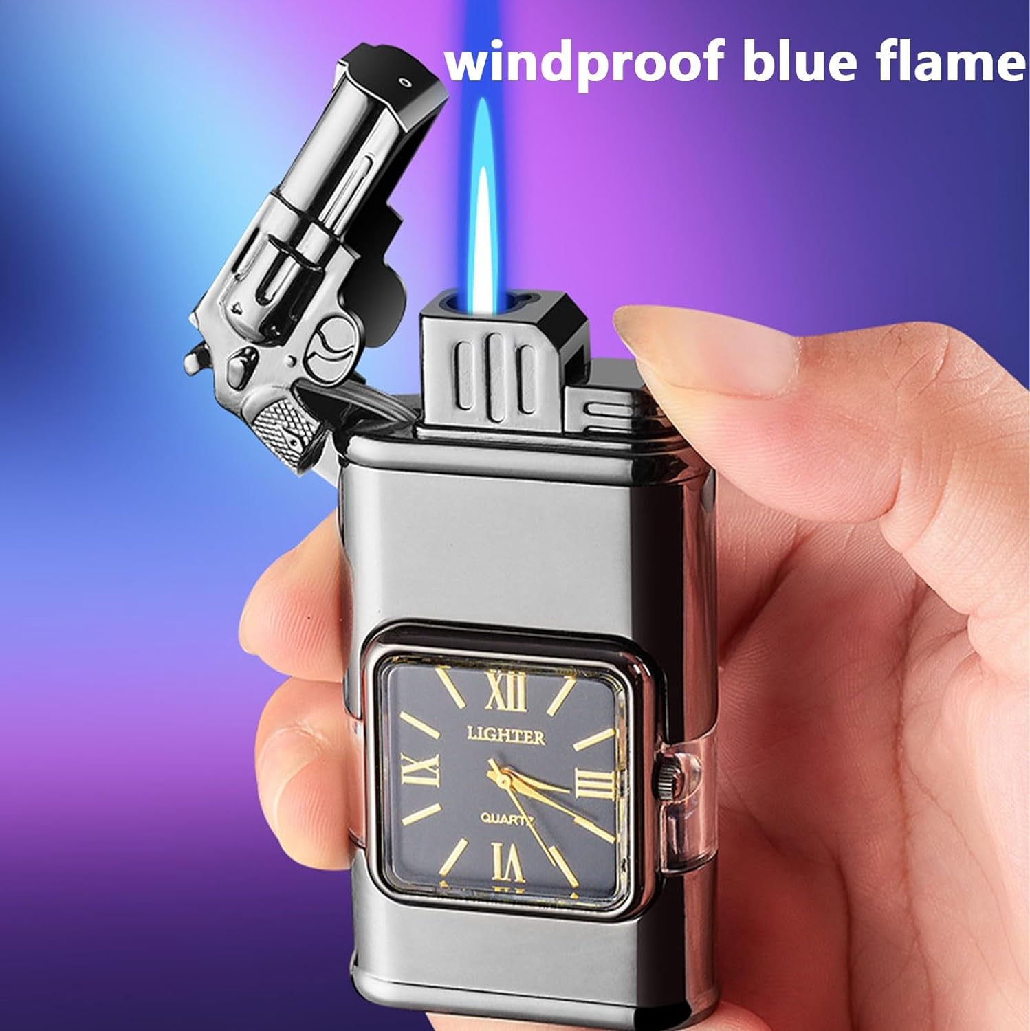 🎄Christmas Hot Sale - 49% Off😎Revolver Sapphire Dial Windproof Lighter - Buy 2 Free Shipping