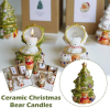 🎄🎅Christmas Presale - 49% -Handmade Christmas Tree Aroma Cute Bear Ceramic Decoration