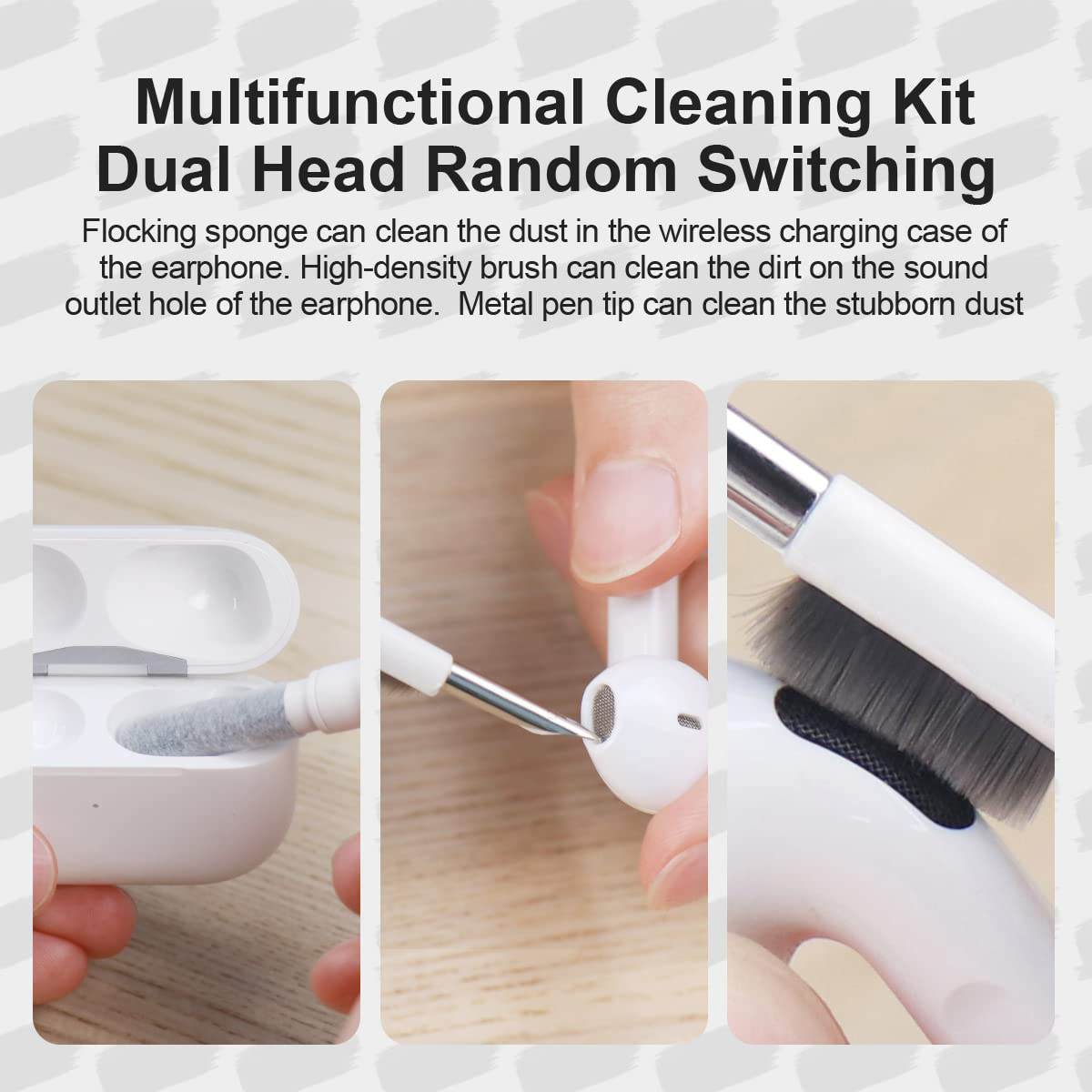 (🌲EARLY CHRISTMAS SALE - 50% OFF) 5-in-1 Multi-Function Keyboard Cleaning Brush Kit