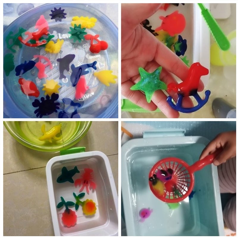 (🔥Last Day Promotion 50% OFF) 🦀Magic Water ELF, Children Handmade Aqua Gel Sensory Toy Set