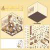 Sticker Play Scenes! Build 3D Izakaya|Chinese Convenience Store|Fresh Fruit|Bakery Shop