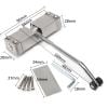 Household silent no-punch automatic door closer