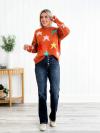 ❤️LETZTER TAG 50 % RABATT🔥Bootcut-Jeans mit mittelhohem Bund und Knopfleiste