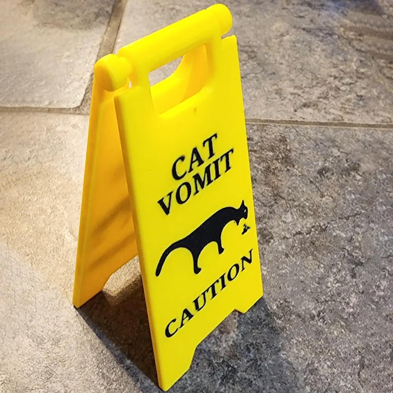 New Year Sale❤️Cat Vomit Sign